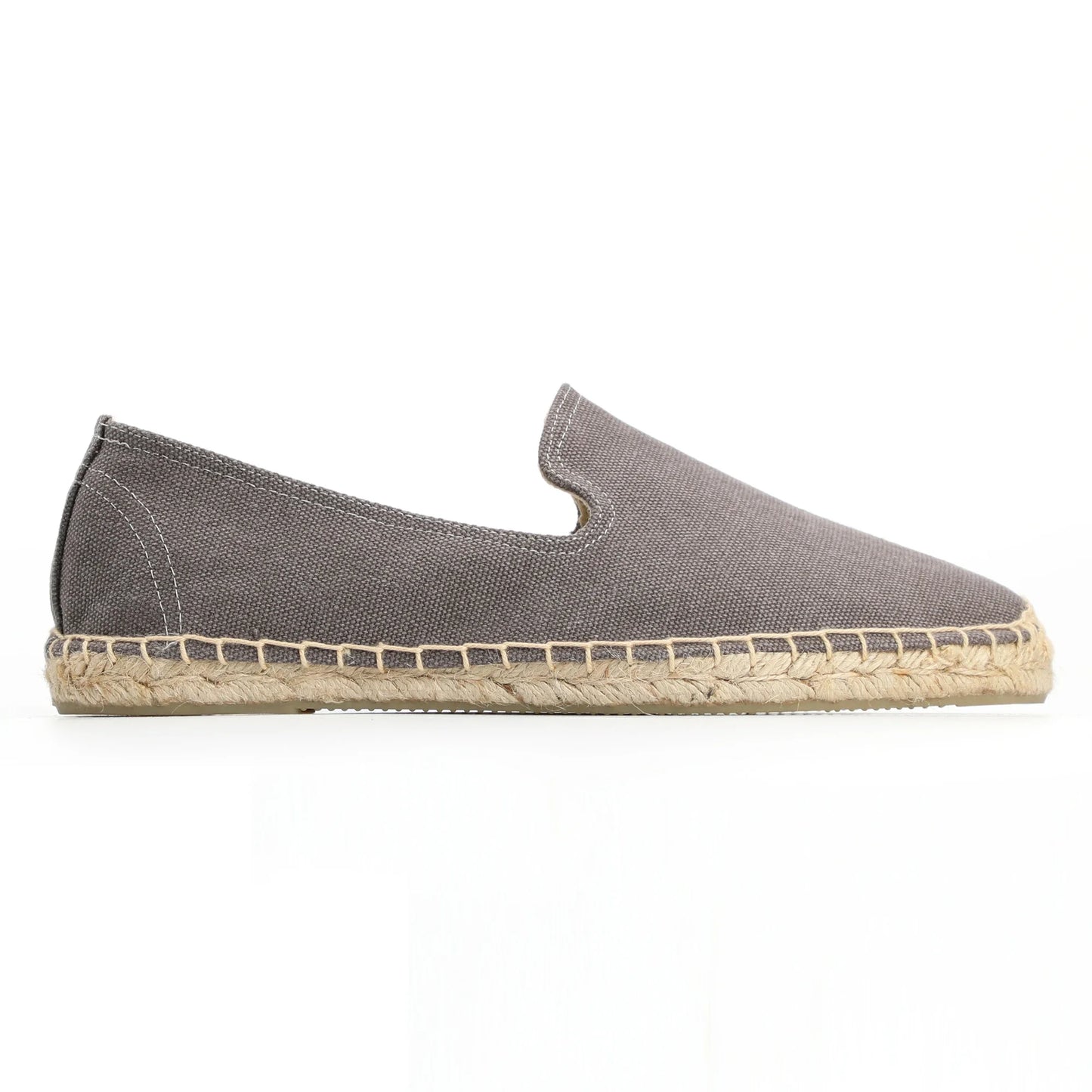Alpargatas para hombre, moda casual, lona, sin cordones, planas