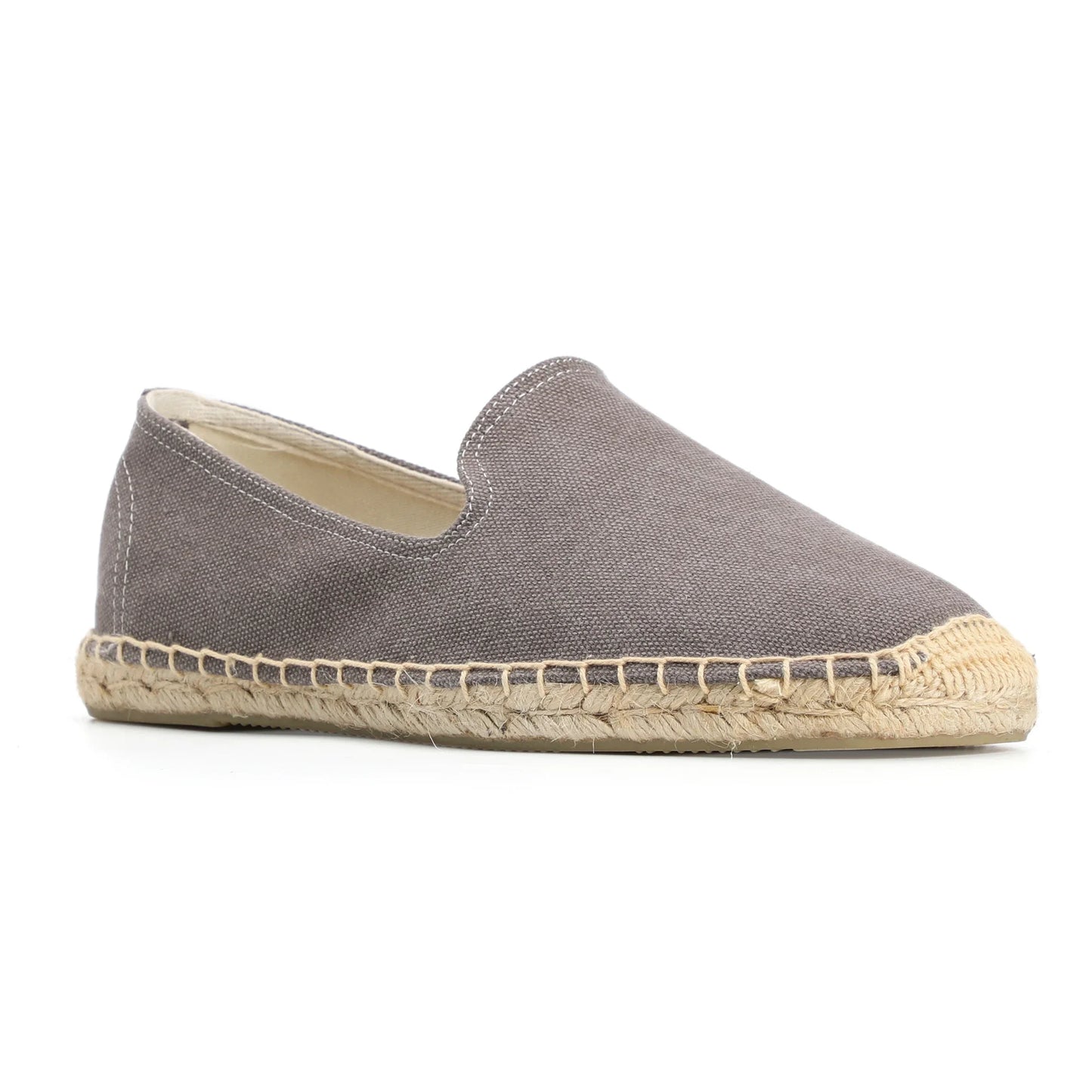 Alpargatas para hombre, moda casual, lona, sin cordones, planas