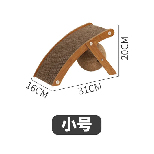 Rascador de cuerda de cáñamo para gatos, juguete para garras, estructura vertical corrugada para escalar, resistente a arañazos, productos para mascotas. 
