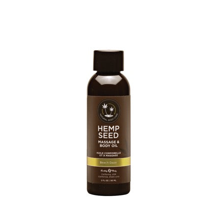 Earthly Body Hemp Massage Oil Beach Daze 2 oz.-0