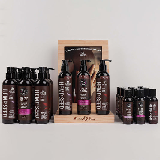 Earthly Body Hemp Seed Massage Lotion Pre-Pack-0