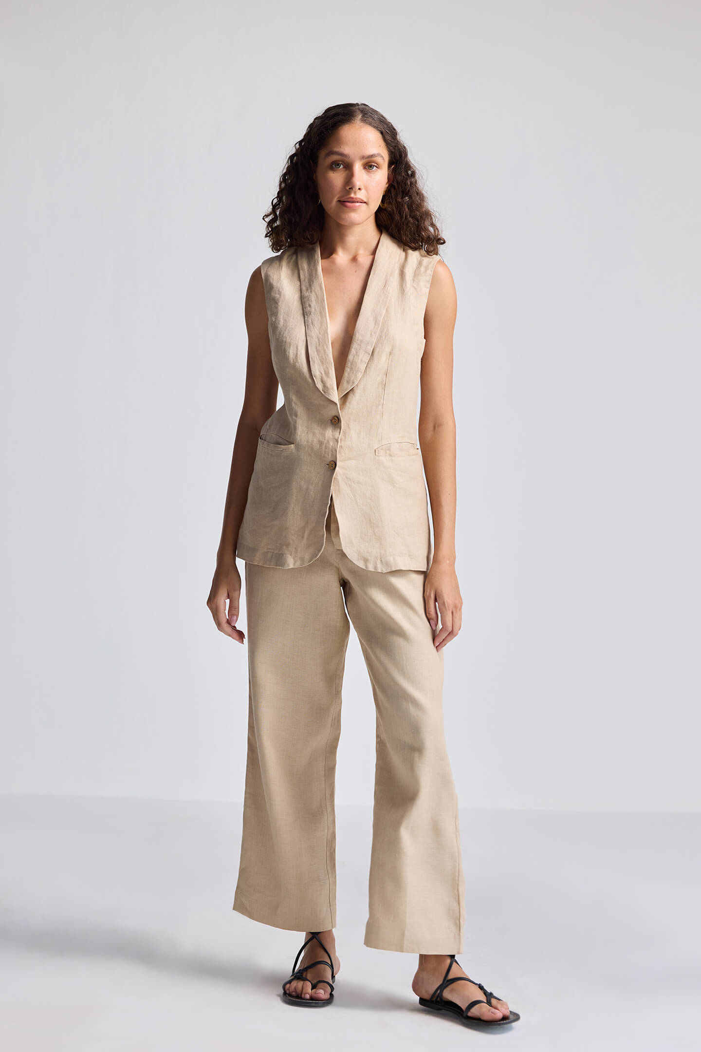 Wide Leg Pants in Hemp-2