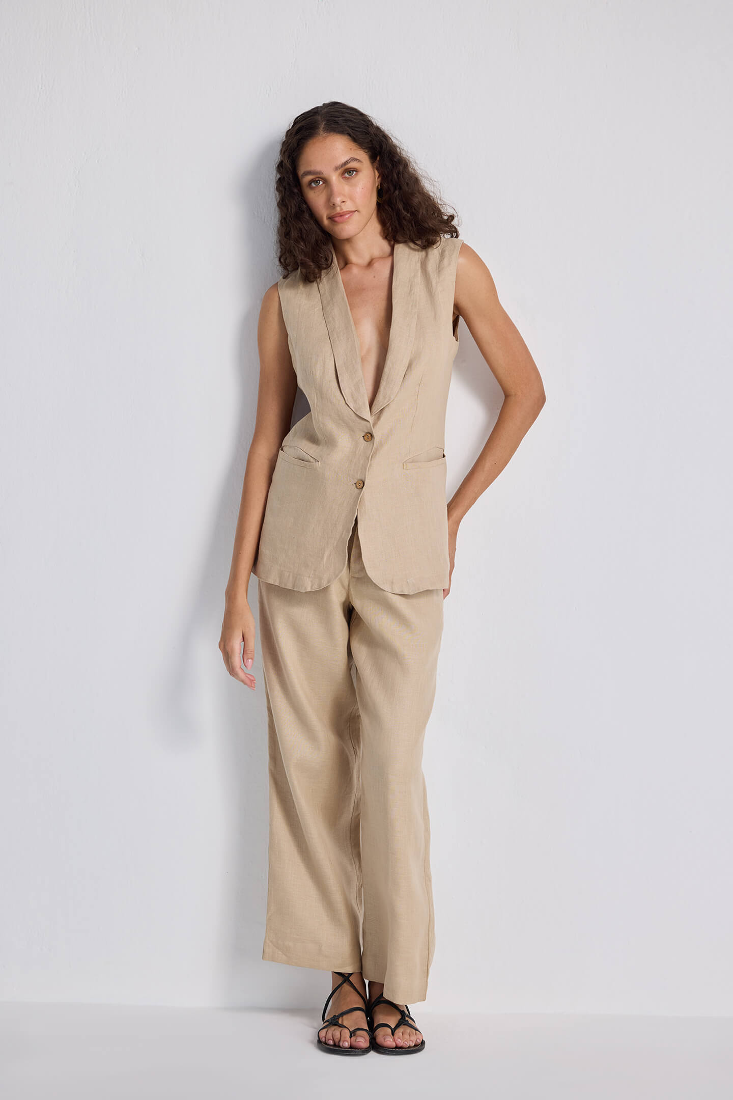 Wide Leg Pants in Hemp-3