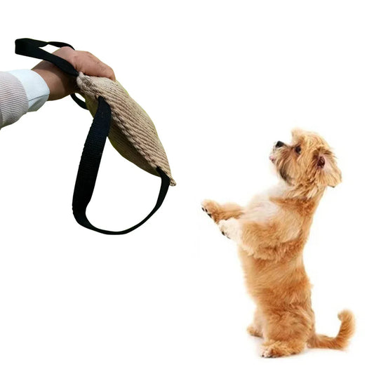 Palillo de cáñamo para morder para adiestramiento de perros, palito para morder Diao, molares, almohada para morder, sarga duradera, yute, suministros para mascotas, juguetes interactivos 