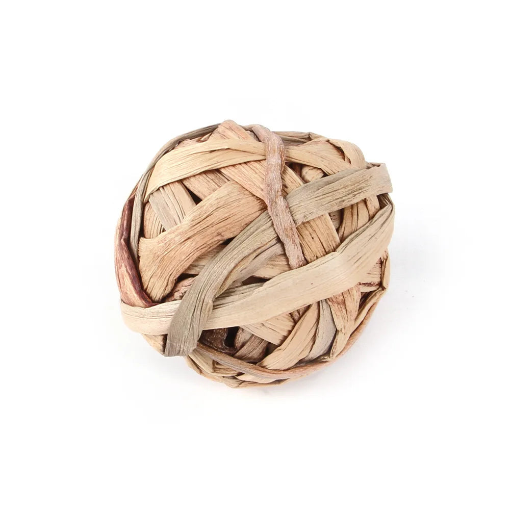 Juguetes para hámster, conejo, pelota grande, cepillo de dientes, accesorios para hámster, animales pequeños, juguetes para masticar, bolas de cuerda de cáñamo, juguete para mascotas. 