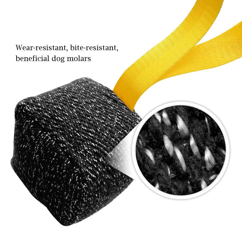 Juguetes para perros, pelota de cáñamo gruesa para perros, juguete para perros grandes, mordedura, entrenamiento, tira y afloja, almohada, cuerda de nailon, mango, pelota para masticar, juguete duradero. 