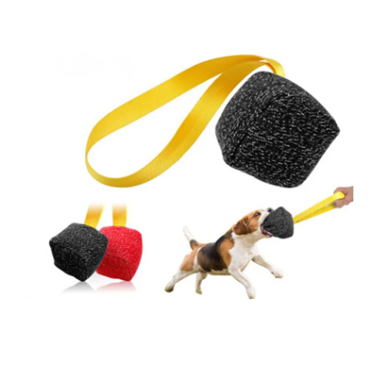 Juguetes para perros, pelota de cáñamo gruesa para perros, juguete para perros grandes, mordedura, entrenamiento, tira y afloja, almohada, cuerda de nailon, mango, pelota para masticar, juguete duradero. 