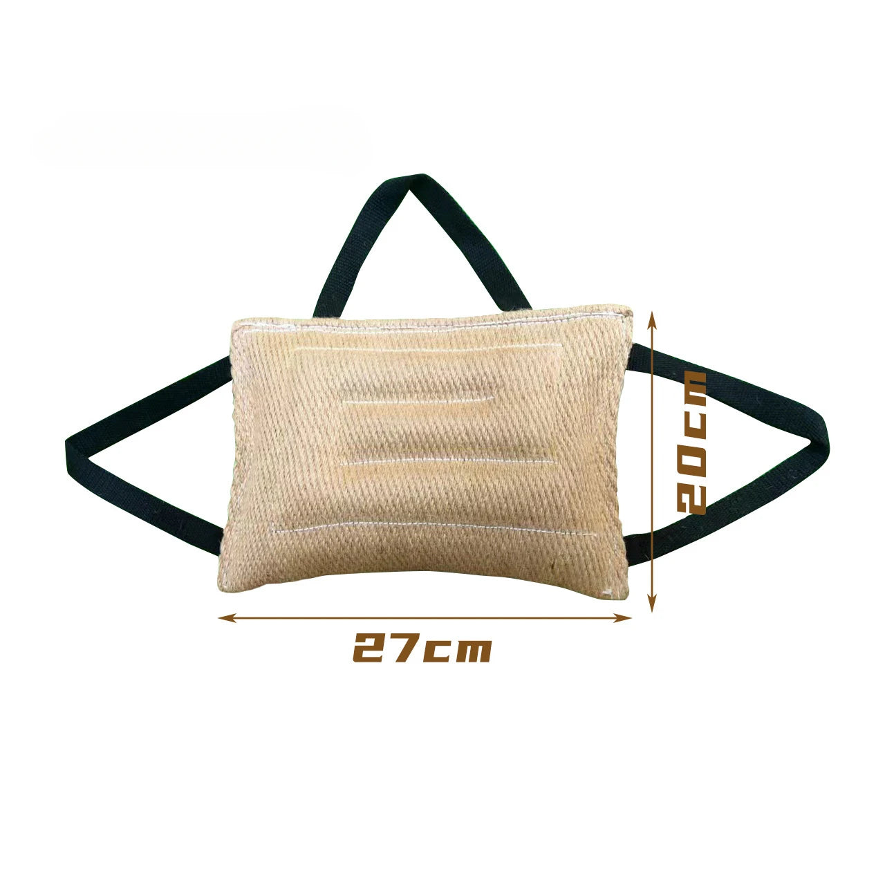 Palillo de cáñamo para morder para adiestramiento de perros, palito para morder Diao, molares, almohada para morder, sarga duradera, yute, suministros para mascotas, juguetes interactivos 