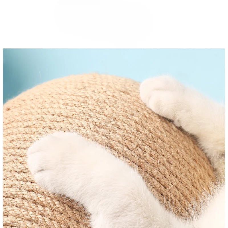Bola de madera para rascar gatos, garras de molienda, espada, cuerda de cáñamo, tablero para rascar gatos, marco de escalada, juguete, poste rascador duradero para gatos, suministros para mascotas 